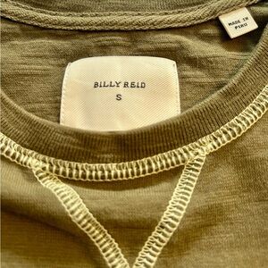Billy Reid Khaki Long Sleeve T-Shirt
